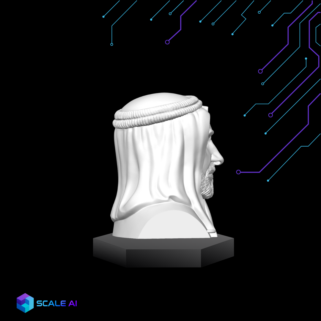 مجسم الشيخ زايد كبير