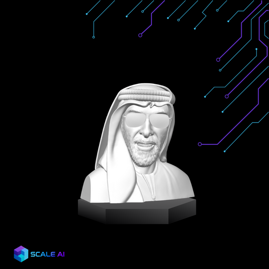 مجسم الشيخ طحنون بن زايد