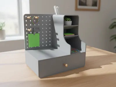 The desktop pegboard