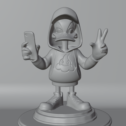 Daffy Duck in Urban Style with Poop Emoji Shirt