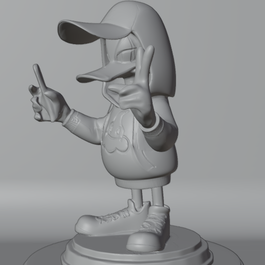 Daffy Duck in Urban Style with Poop Emoji Shirt