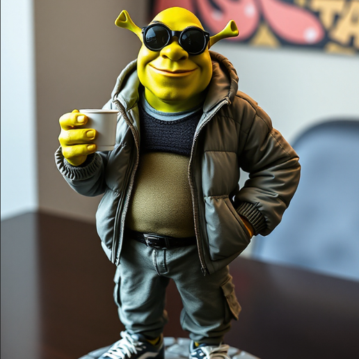 Shrek in Urban Style