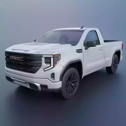 GMC Sierra 1500 Regular Cab 2024 3D print model