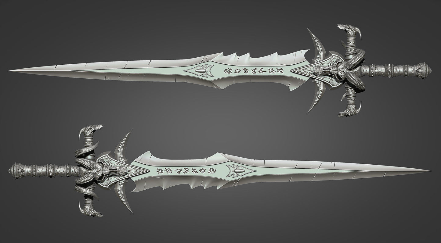 Lich King - Frostmourne v3 3D print model