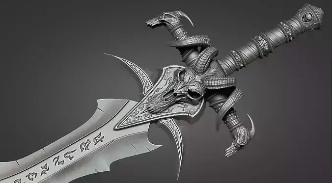 Lich King - Frostmourne v3 3D print model