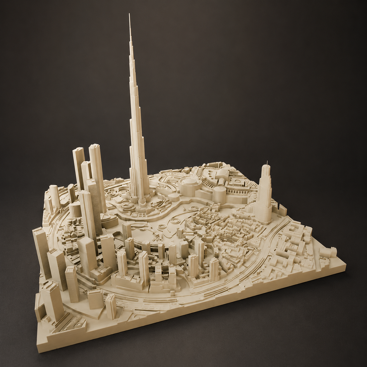 Dubai City 3D Frame
