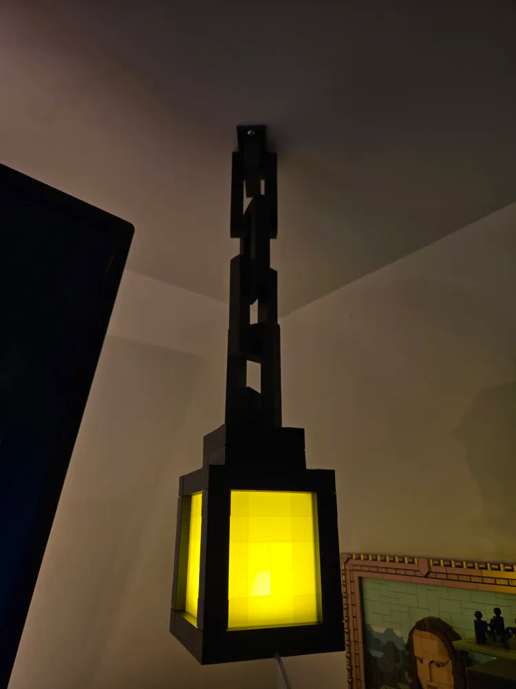 Hanging Minecraft Lantern by Printing