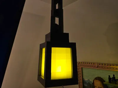 Hanging Minecraft Lantern by Printing