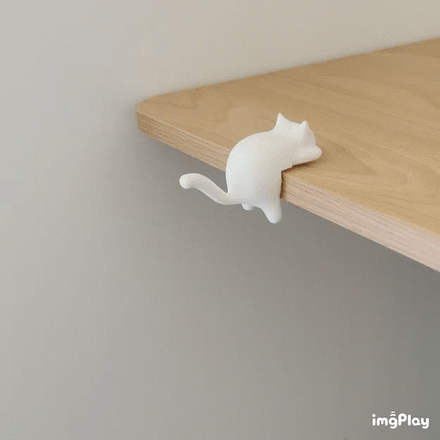 Cat-Shaped Desk Hook