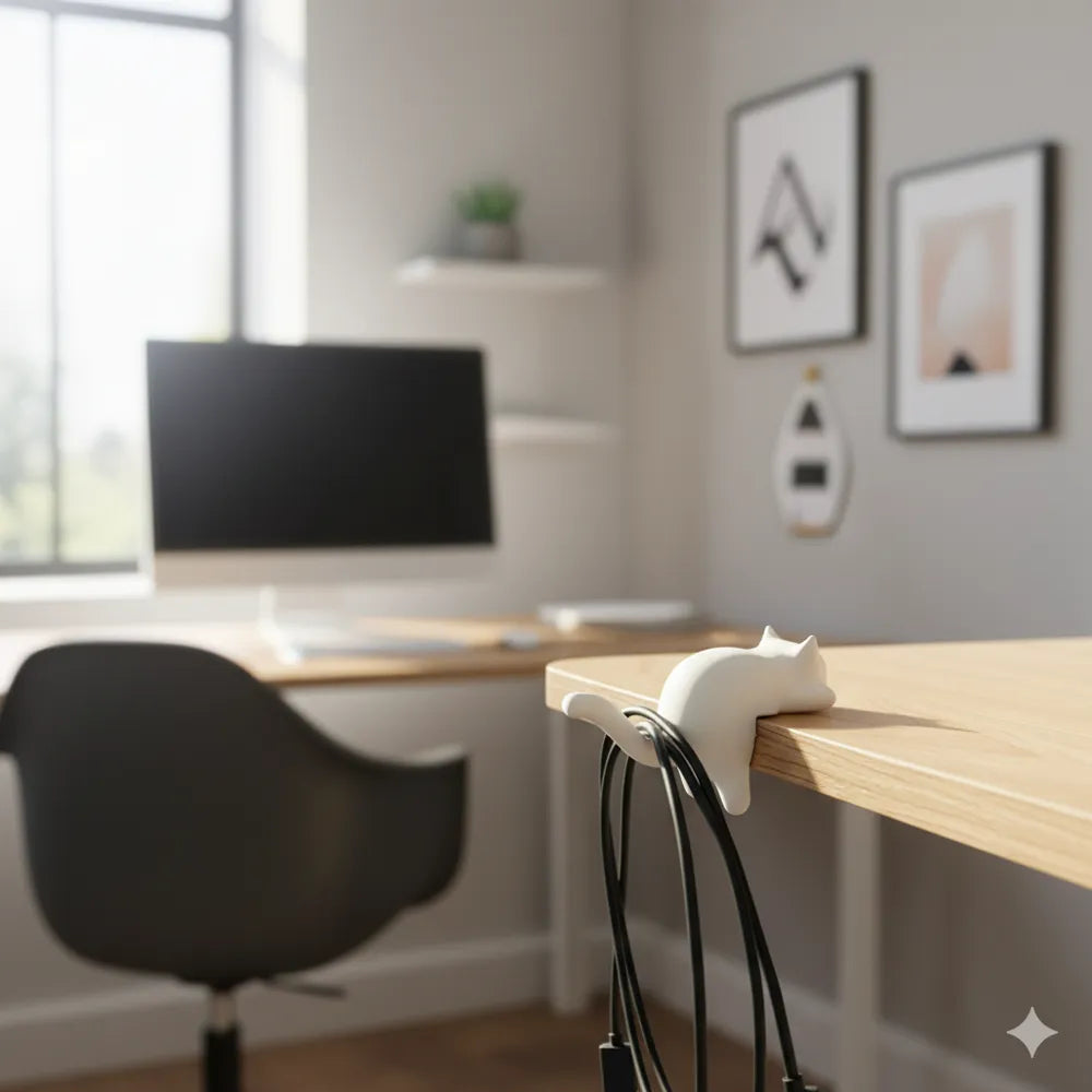Cat-Shaped Desk Hook