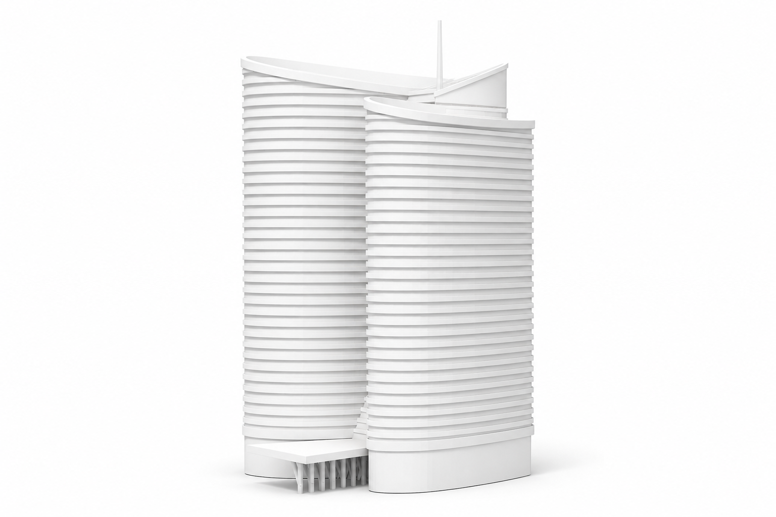 Investment Authority building 3D Frame