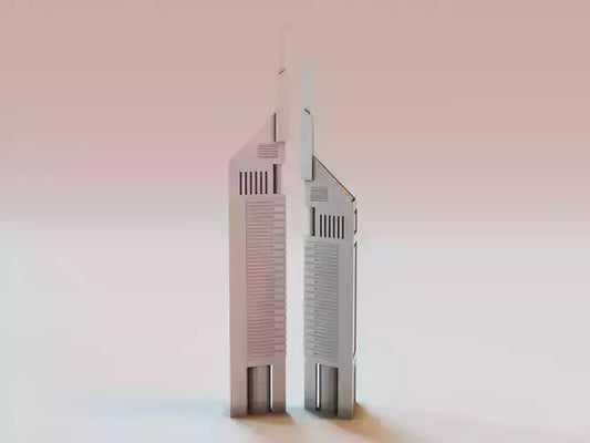 Emirates towers 3D print