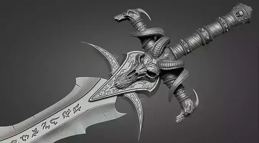 Lich King - Frostmourne v3 3D print model