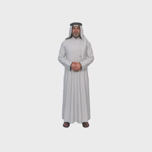 Emirati Man in Traditional Attire
